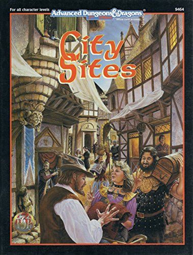 Stock image for City Sites (Advanced Dungeons and Dragons 2nd Edition) for sale by HPB Inc.