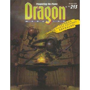 Imagen de archivo de Dragon Magazine No 213 (Monthly Magazine) a la venta por Wonder Book