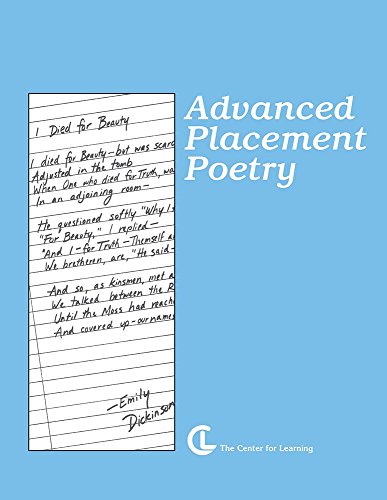 Stock image for Advanced Placement Poetry for sale by Better World Books