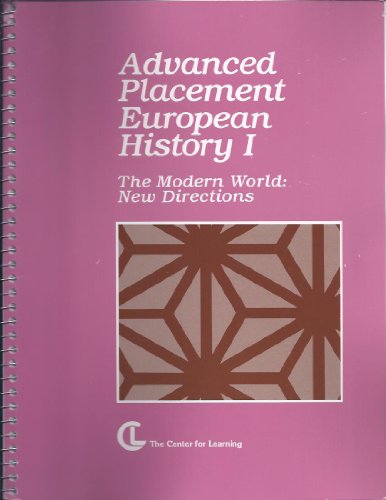 Imagen de archivo de Advanced Placement European History I (The Modern World: New Directions) a la venta por HPB Inc.