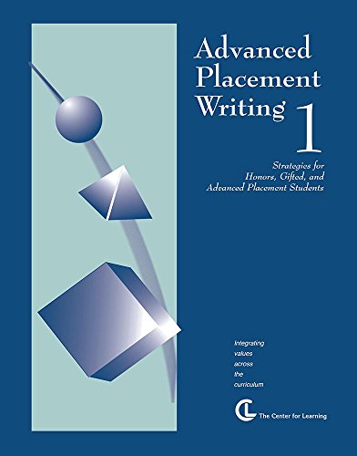 Beispielbild fr Advanced Placement Writing 1: Strategies for Honors, Gifted, and Advanced Placement Students (Curriculum Unit) zum Verkauf von HPB-Ruby