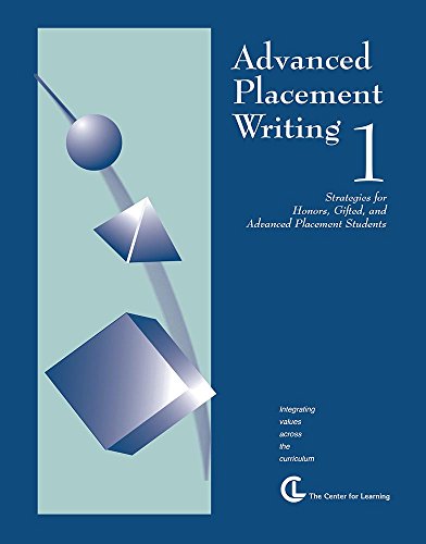 Imagen de archivo de Advanced Placement Writing 1: Strategies for Honors, Gifted, and Advanced Placement Students (Curriculum Unit) a la venta por HPB-Ruby