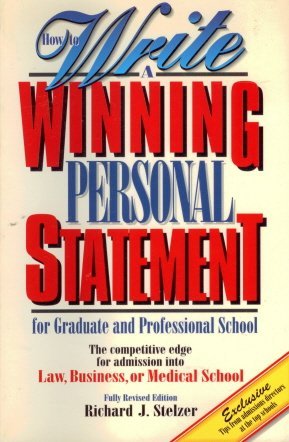 9781560792871: How to Write a Winning Personal Statement (Second edition)