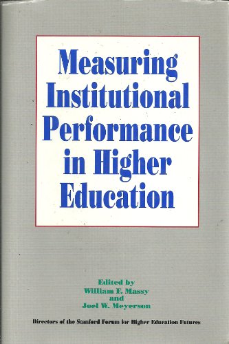 Imagen de archivo de Measuring Inst Performance in Higher Ed a la venta por ThriftBooks-Atlanta