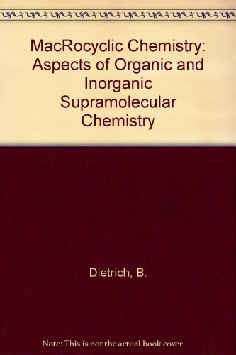 Imagen de archivo de MacRocyclic Chemistry: Aspects of Organic and Inorganic Supramolecular Chemistry a la venta por Books Puddle