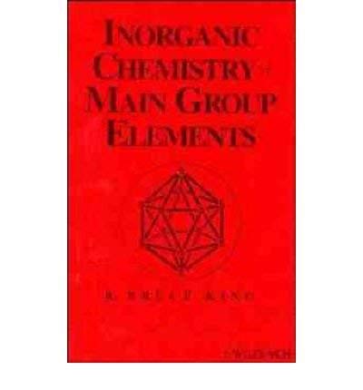Imagen de archivo de Inorganic Chemistry of Main Group Elements a la venta por Better World Books