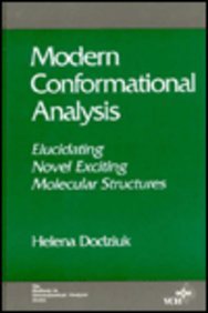 Stock image for Modern Conformational Analysis (Analysis and Control Methods for Foods and Agricultural Prod) for sale by Zubal-Books, Since 1961