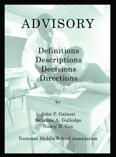 Beispielbild fr Advisory: Definitions; Descriptions; Decisions; Directions zum Verkauf von Jenson Books Inc