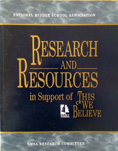 Beispielbild fr Research and Resources in support of This We Believe zum Verkauf von RiLaoghaire