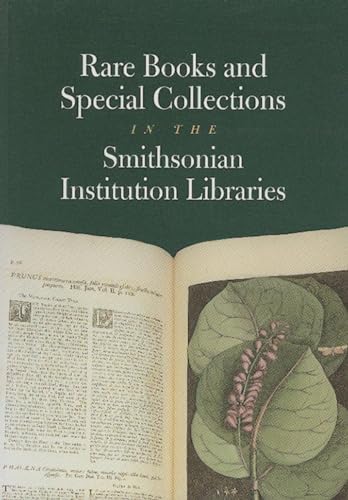 Beispielbild fr Rare Books and Special Collections in the Smithsonian Institution Libraries zum Verkauf von Wonder Book