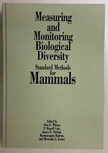 Beispielbild fr Measuring and Monitoring Biological Diversity : Standard Methods for Mammals zum Verkauf von Better World Books