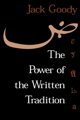 Beispielbild fr POWER OF WRITTEN TRADITION PB (Smithsonian Series in Ethnographic Inquiry) zum Verkauf von beneton