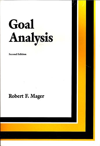 Stock image for Goal Analysis for sale by Better World Books