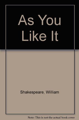 Stock image for As You Like It for sale by Half Price Books Inc.