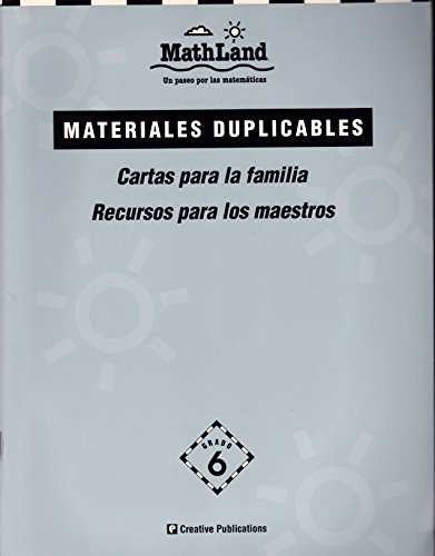 Materiales Duplicables: Cartas para la familia; Recursos para los maestros (MathLand: Un paseo por las matematicas) (9781561074358) by Randolph Brummett