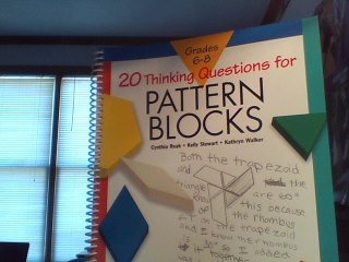 Stock image for 20 Thinking Questions for Pattern Blocks (Grades 3-6) for sale by HPB-Ruby