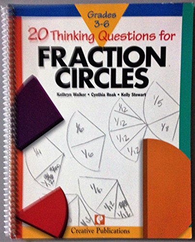 Beispielbild fr 20 thinking questions for fraction circles zum Verkauf von Books of the Smoky Mountains