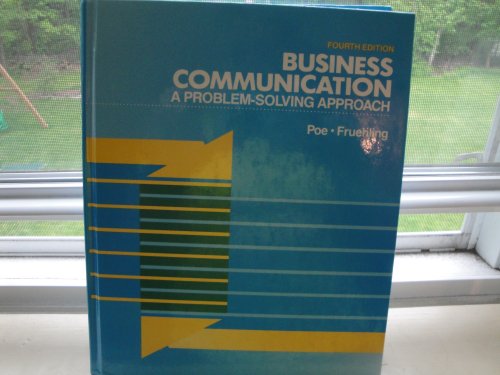 9781561183173: Business Communication: A Problem-Solving Approach