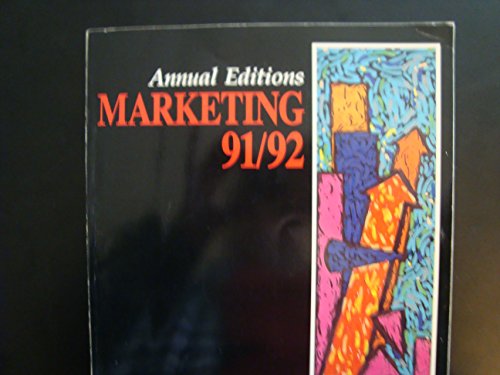 Imagen de archivo de Annual Editions : Marketing, 91-92 a la venta por Better World Books