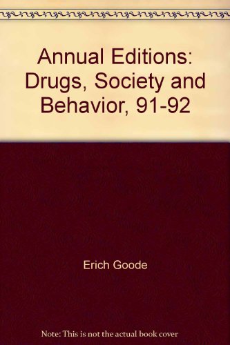 9781561340170: Annual Editions: Drugs, Society and Behavior, 91-92