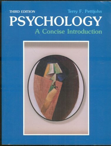 Imagen de archivo de Psychology: A Concise Introduction a la venta por ThriftBooks-Dallas