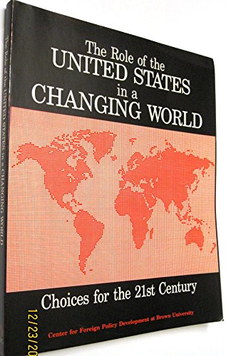 Beispielbild fr Role of U. S. in a Changing World zum Verkauf von Wonder Book