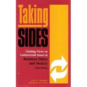 Beispielbild fr Taking Sides: Clashing Views on Controversial Issues in Business Ethics and Society (3rd ed) zum Verkauf von Wonder Book