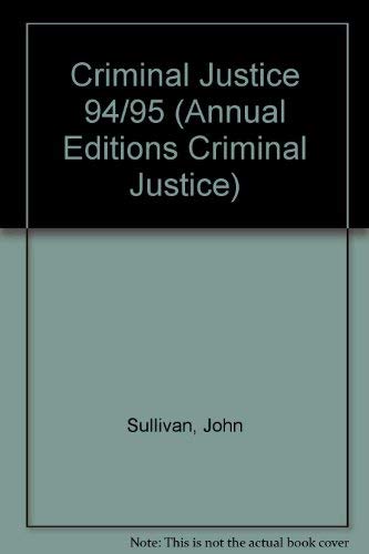 9781561342686: Criminal Justice 94/95
