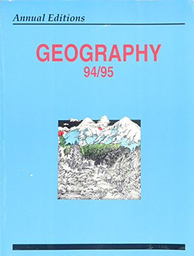 Stock image for Geography 94/95 (Annual Editions : Geography) for sale by NEPO UG