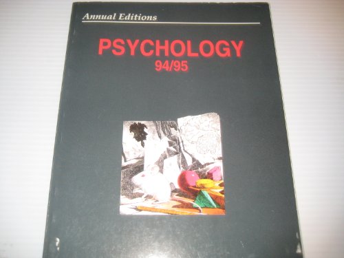9781561342860: Psychology 94/95 (The Annual Editions)