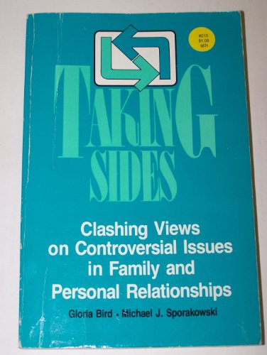 Beispielbild fr Taking Sides: Clashing Views on Controversial Social Issues zum Verkauf von Wonder Book
