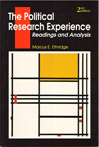 Beispielbild fr The Political Research Experience: Readings and Analysis zum Verkauf von Wonder Book