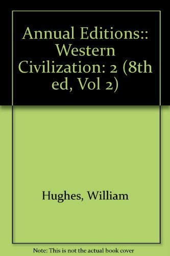 Beispielbild fr Annual Editions:: Western Civilization (8th ed, Vol 2) zum Verkauf von HPB-Red