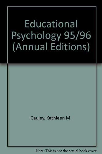 Beispielbild fr Annual Editions : Educational Psychology, 95-96 zum Verkauf von Better World Books: West
