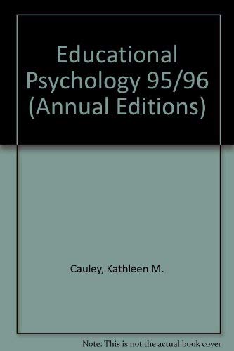 Stock image for Educational Psychology 95/96 (Annual Editions) for sale by Ergodebooks