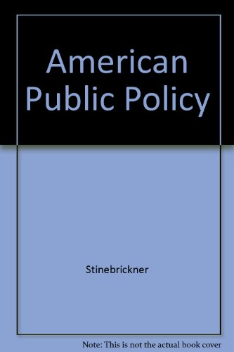 Stock image for American Public Policy 96/97 for sale by Better World Books