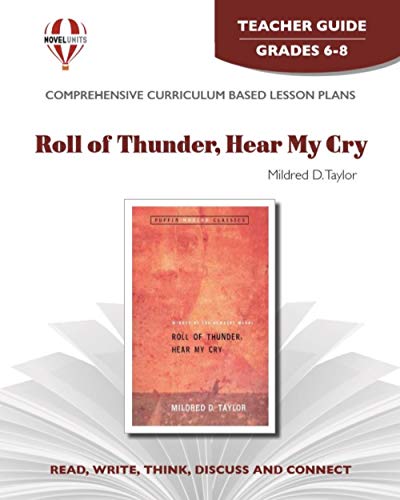 9781561370856: Roll of Thunder, Hear My Cry (Teacher Guide) by Novel Units, Inc. (2012) Paperback
