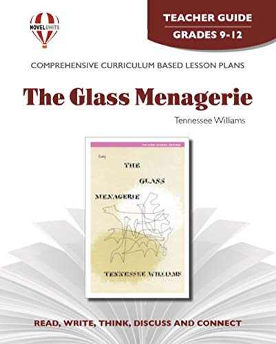 Stock image for The glass menagerie, by Tennessee Williams: Teacher guide (Novel units) for sale by Ergodebooks