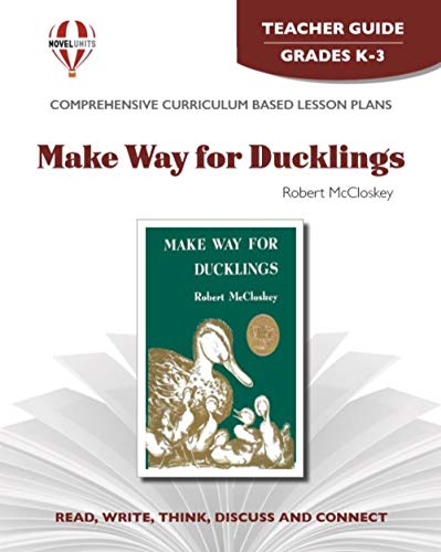 Imagen de archivo de Make way for ducklings by Robert McCloskey: Teacher Guide a la venta por Revaluation Books