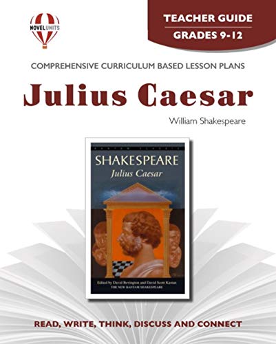 Beispielbild fr Julius Caesar Novel Units Teacher Guide zum Verkauf von Better World Books