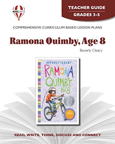 Beispielbild fr A Ramona Quimby, Age 8 Novel Units Teacher Guide zum Verkauf von Better World Books