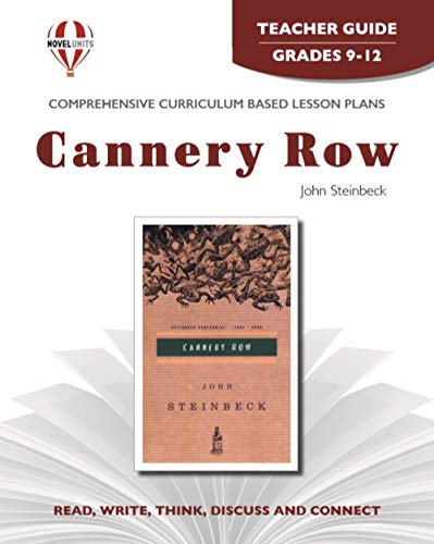 9781561375066: Cannery Row - Teachers Guide by Novel Units, Inc.