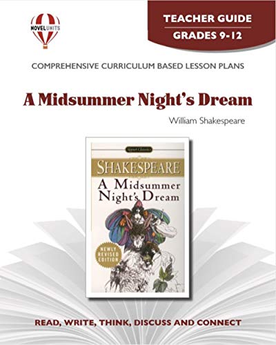 Imagen de archivo de A Midsummer Night's Dream - Teacher Guide by Novel Units a la venta por Dream Books Co.