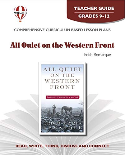 Stock image for All Quiet on the Western Front - Teacher Guide by Novel Units for sale by Half Price Books Inc.