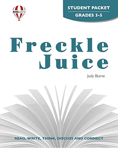 Beispielbild fr Freckle Juice - Student Packet by Novel Units, Inc. zum Verkauf von Bookmans