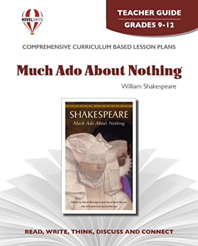 9781561379255: Much Ado About Nothing - Teacher Guide by Novel Units, Inc.