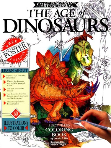 Age Of Dinosaurs Coloring Book (Start Exploring) (9781561384563) by Glut, Donald F.