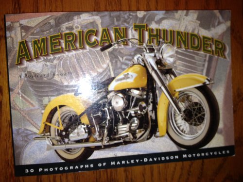 Beispielbild fr American Thunder-30 Photographs of Harley Davidson Motorcycles zum Verkauf von Wonder Book