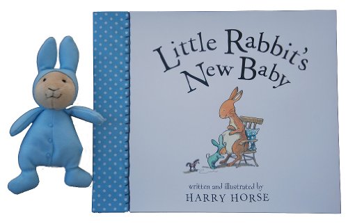 9781561454532: Little Rabbit's New Baby Book and Doll