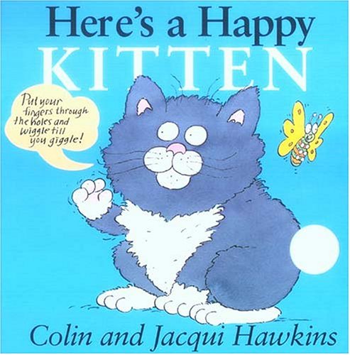 Stock image for Here's a Happy Kitten: Finger Wiggle Board Book for sale by Hippo Books